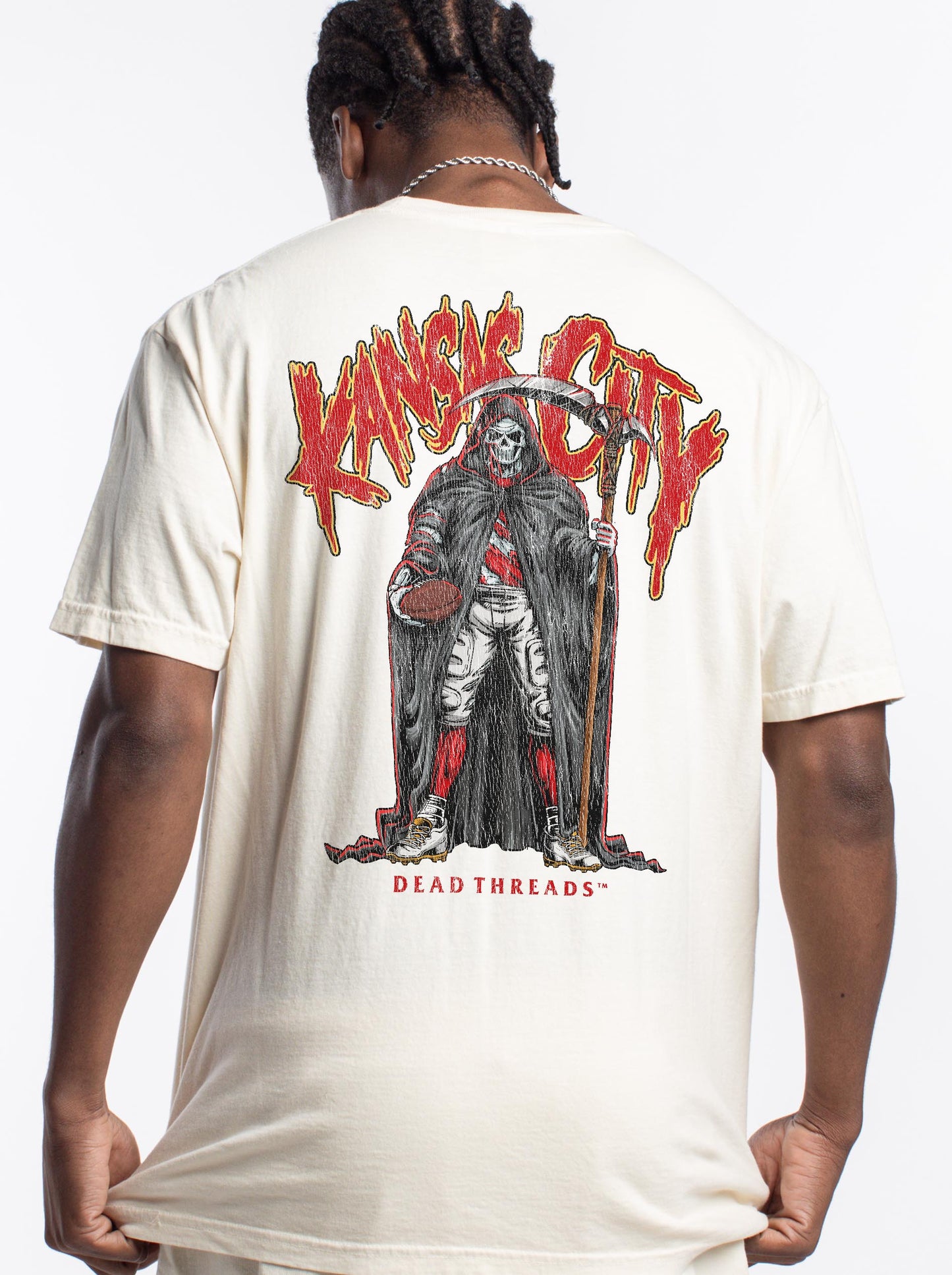 KANSAS CITY REAPER - “3 SKULL” PREMIUM T-SHIRT