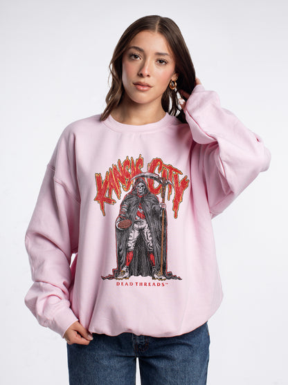 KANSAS CITY REAPER CREWNECK SWEATSHIRT - PINK