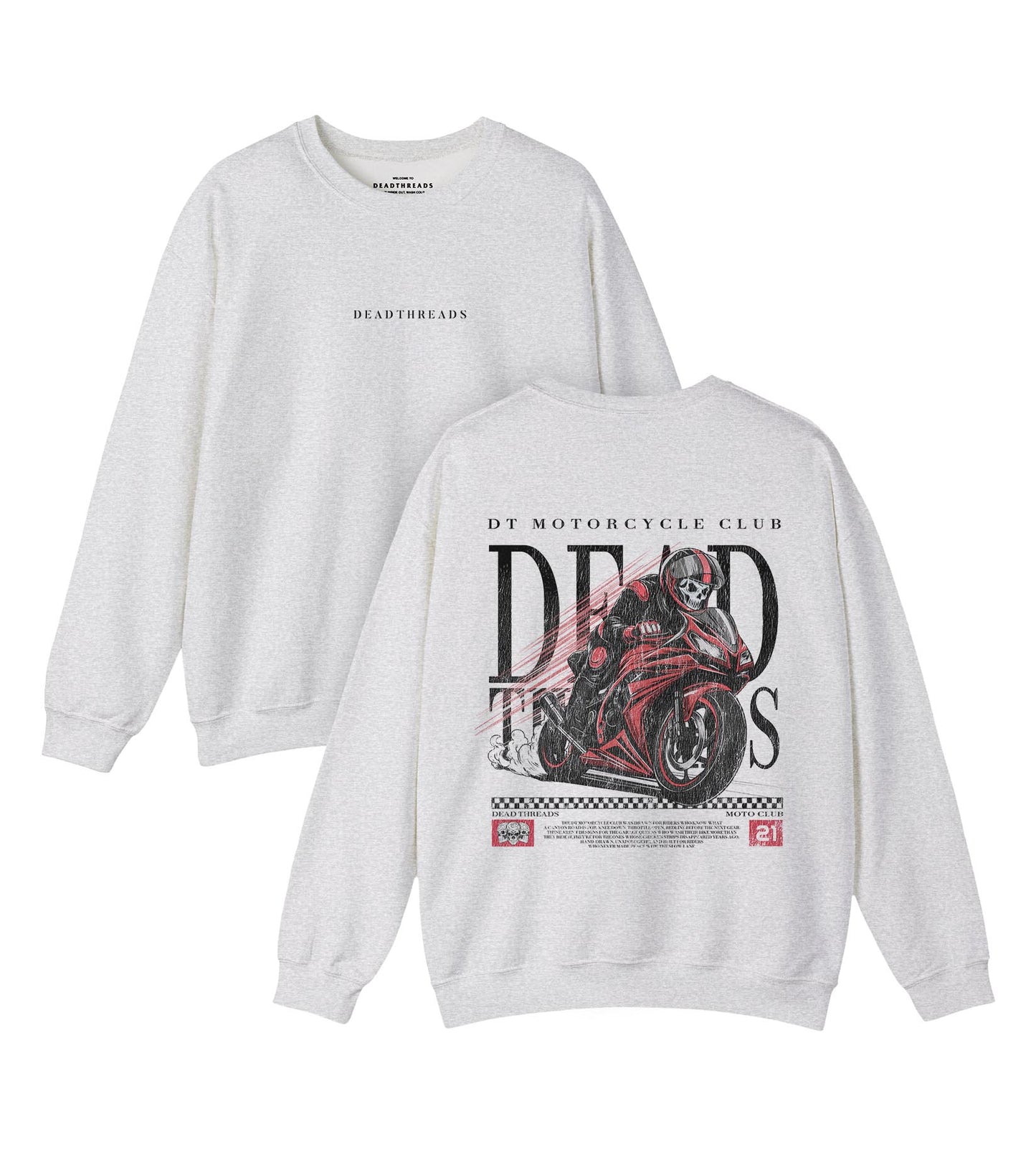 LAST LAP - “DT ESSENTIAL" CREWNECK SWEATSHIRT