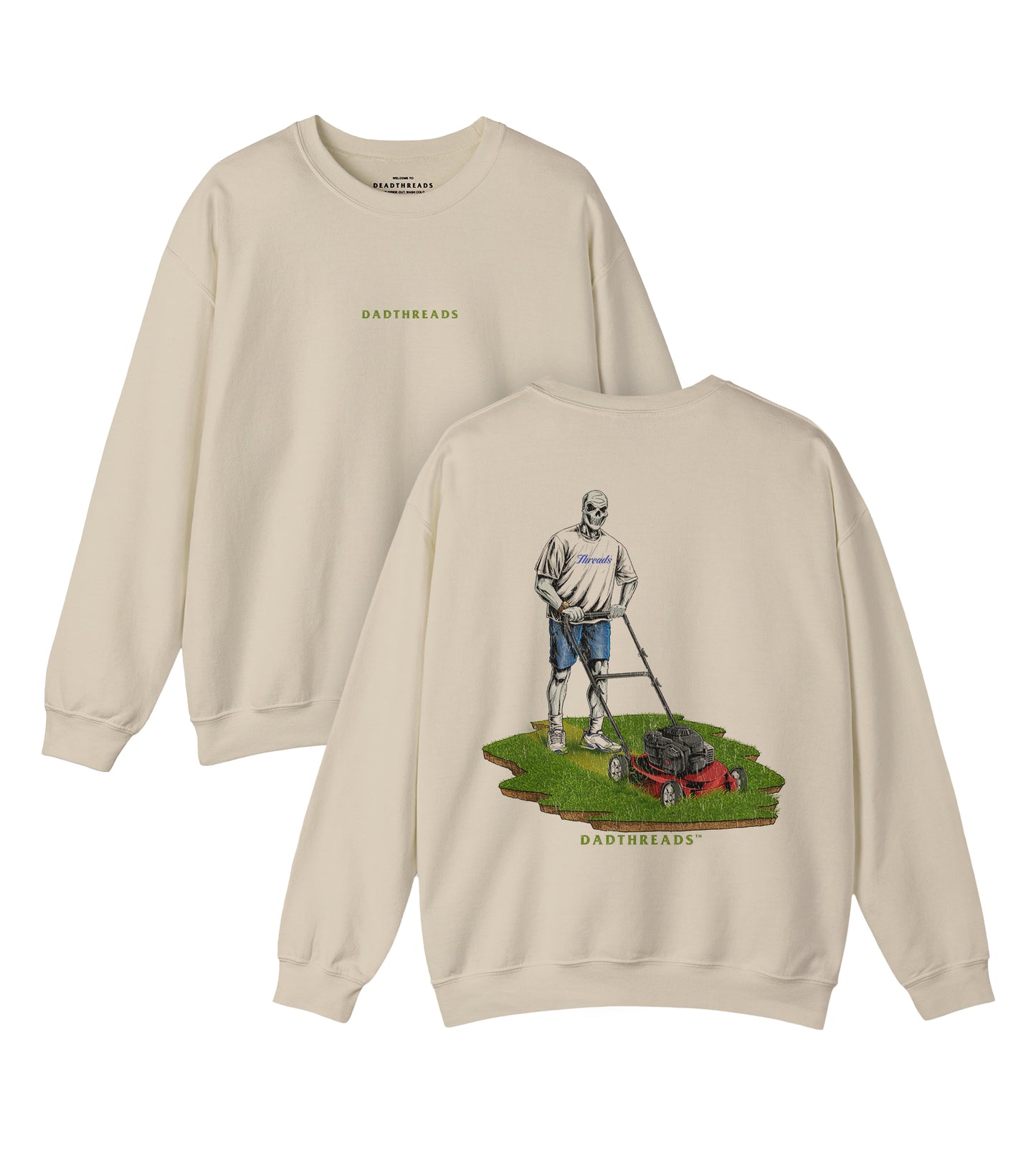 LAWN OF THE DEAD v2 - “DT ESSENTIAL" CREWNECK SWEATSHIRT