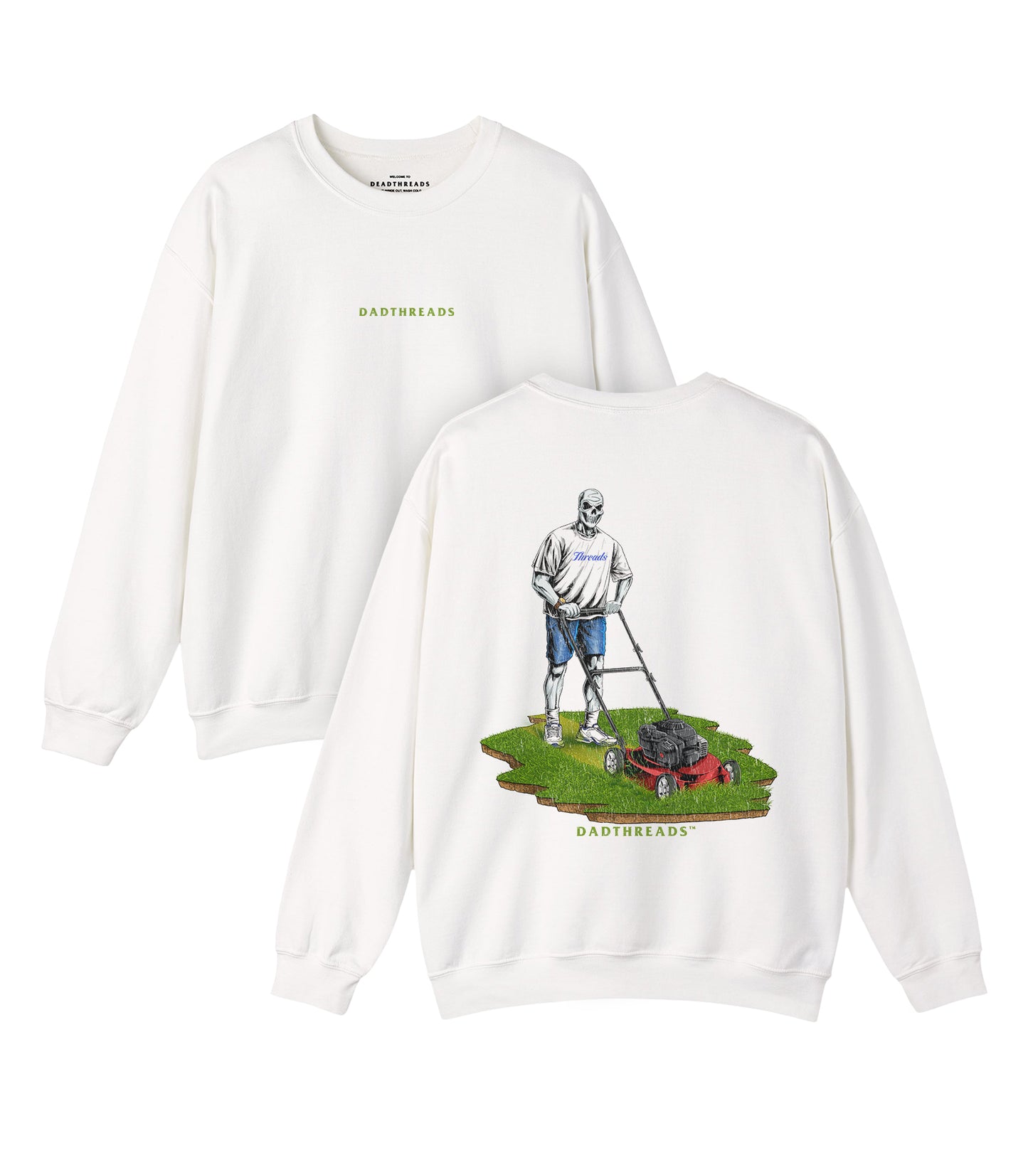 LAWN OF THE DEAD v2 - “DT ESSENTIAL" CREWNECK SWEATSHIRT