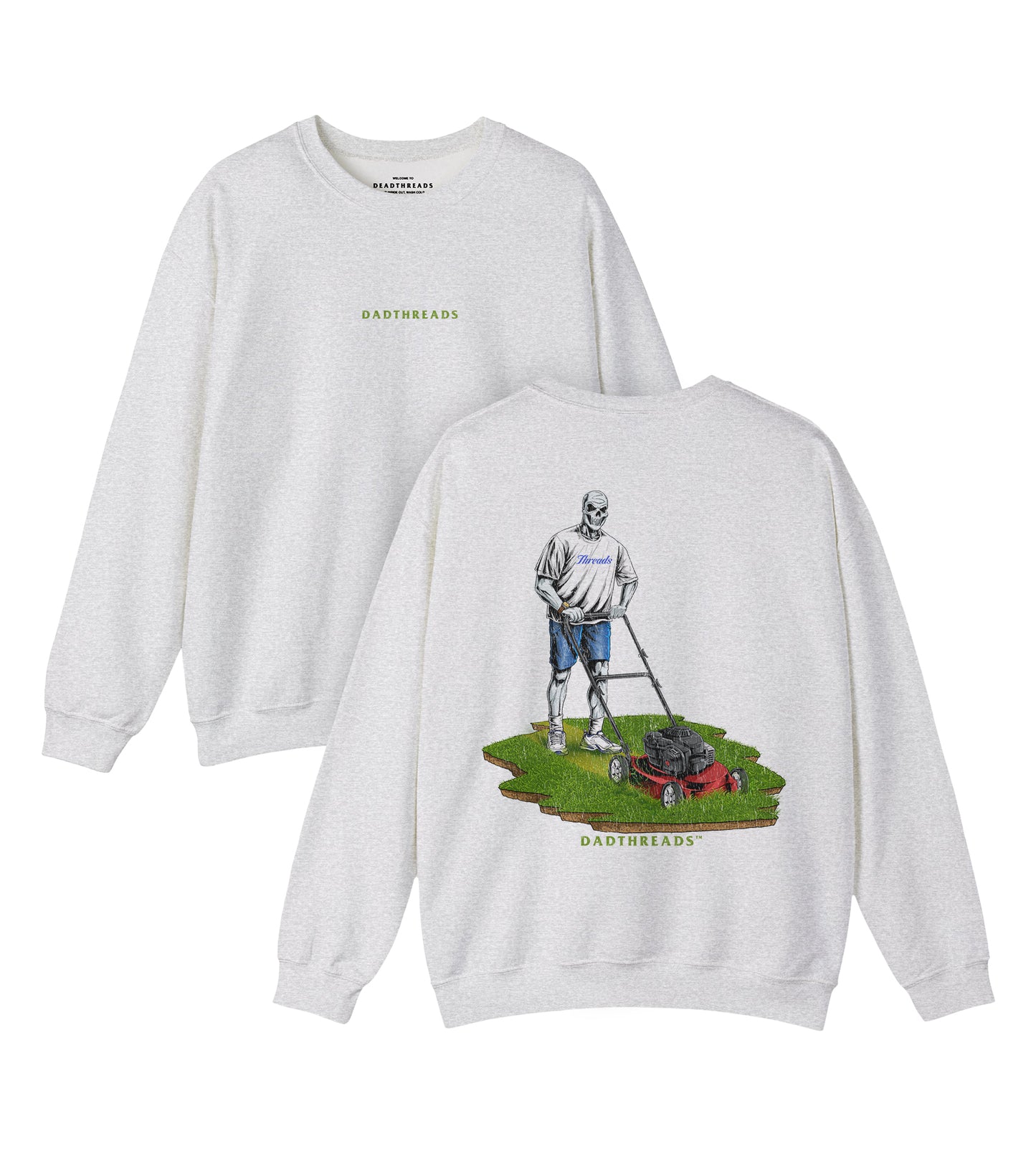 LAWN OF THE DEAD v2 - “DT ESSENTIAL" CREWNECK SWEATSHIRT