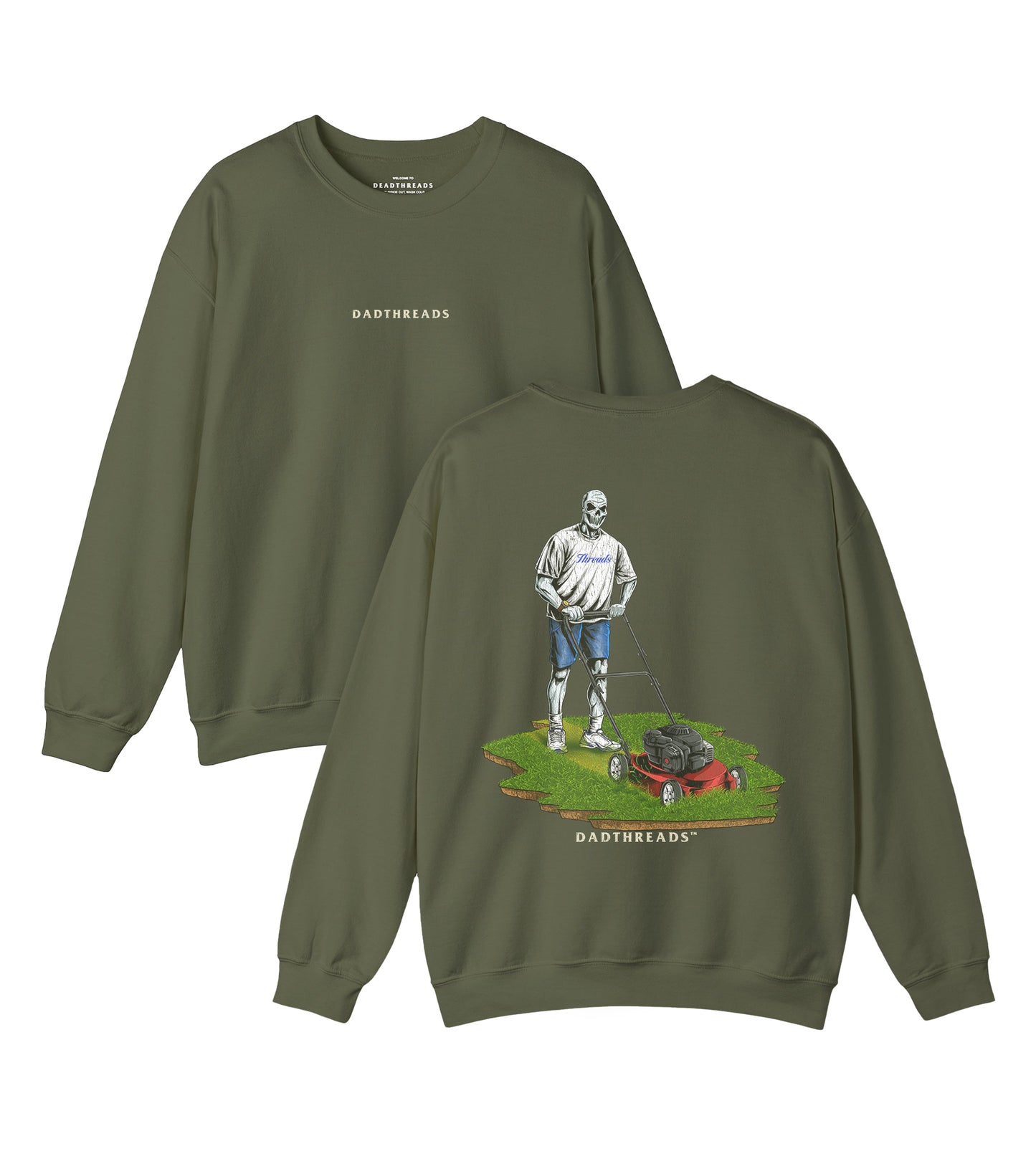 LAWN OF THE DEAD v2 - “DT ESSENTIAL" CREWNECK SWEATSHIRT