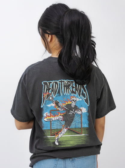 LAX TO THE BONE - “3 SKULL” PREMIUM T-SHIRT