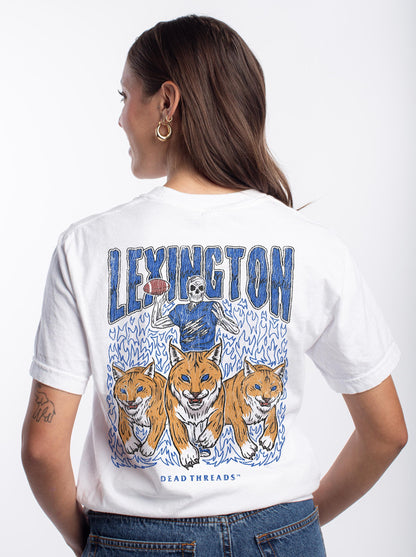 LEXINGTON FOOTBALL - “3 SKULL” PREMIUM T-SHIRT