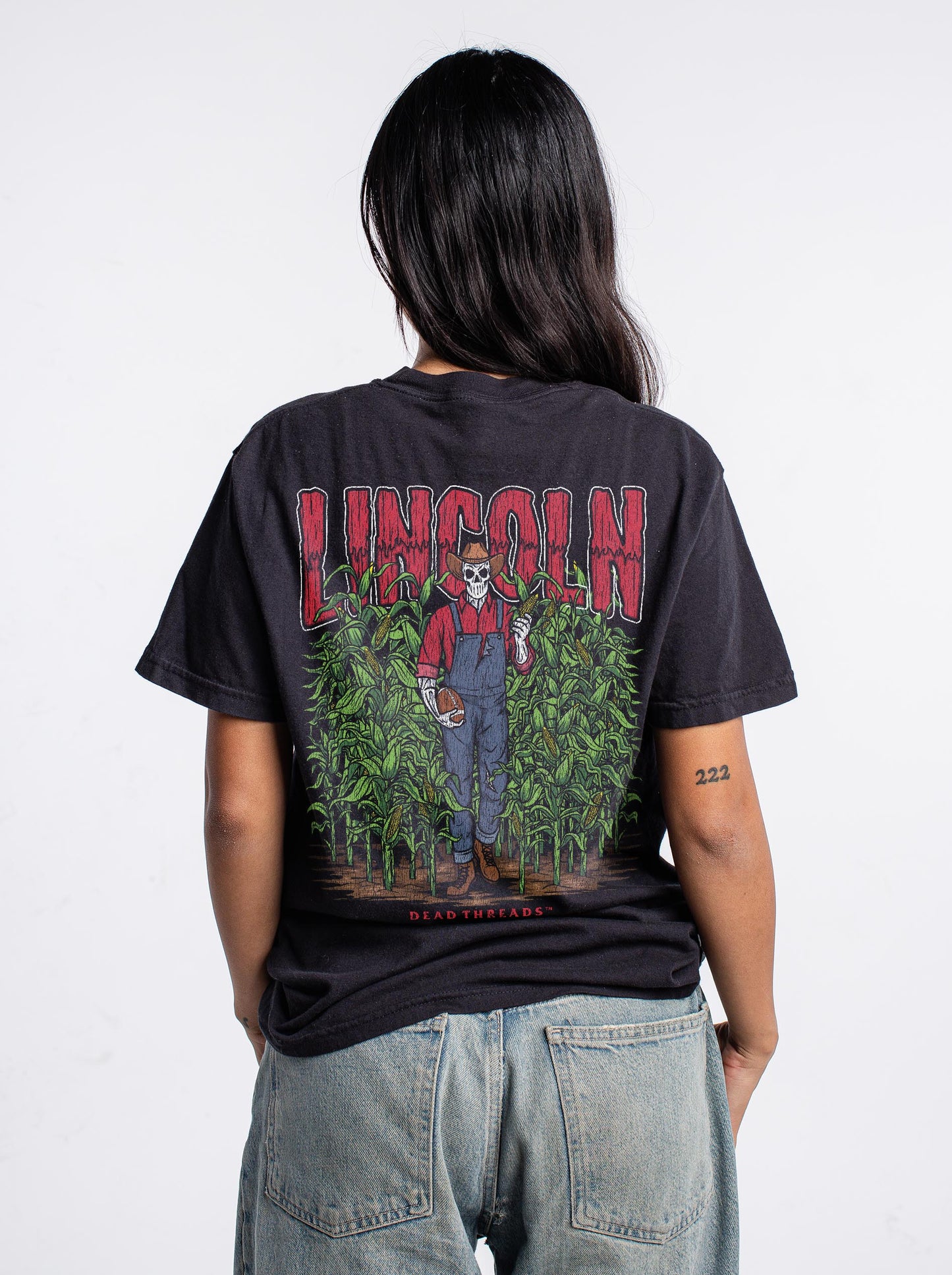 LINCOLN FOOTBALL - “3 SKULL” PREMIUM T-SHIRT