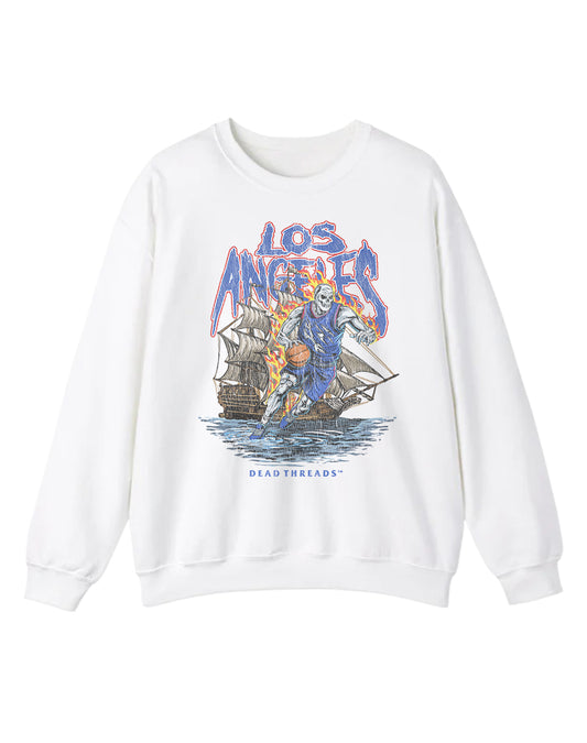LOS ANGELES BASKETBALL v2 CREWNECK SWEATSHIRT