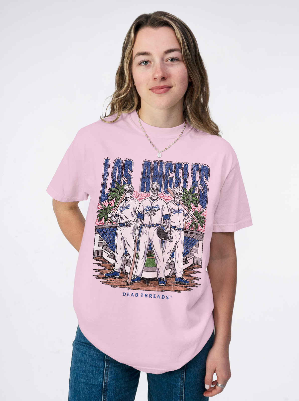 LOS ANGELES BASEBALL - PINK