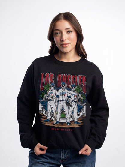 LOS ANGELES BASEBALL CREWNECK SWEATSHIRT