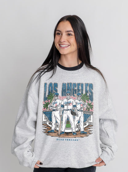 LOS ANGELES BASEBALL CREWNECK SWEATSHIRT