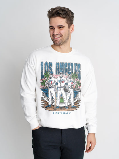 LOS ANGELES BASEBALL CREWNECK SWEATSHIRT