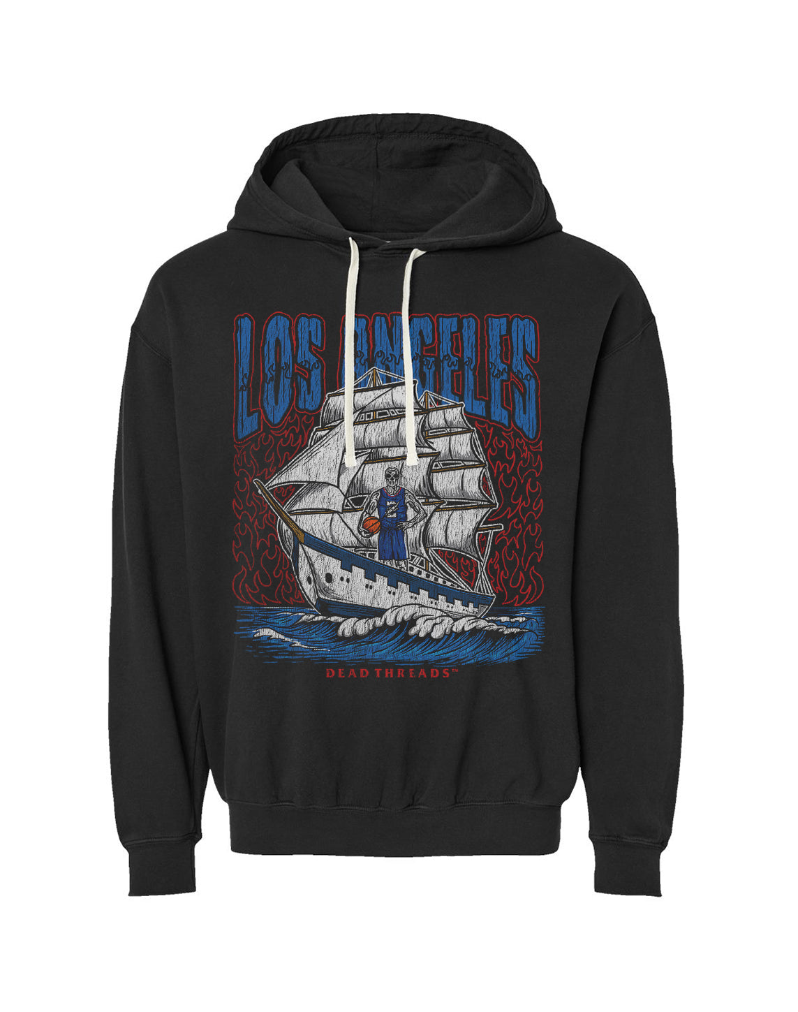 LOS ANGELES BASKETBALL - LIGHTWEIGHT HOODIE