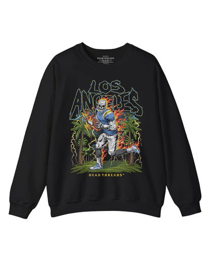 LOS ANGELES FOOTBALL CREWNECK SWEATSHIRT