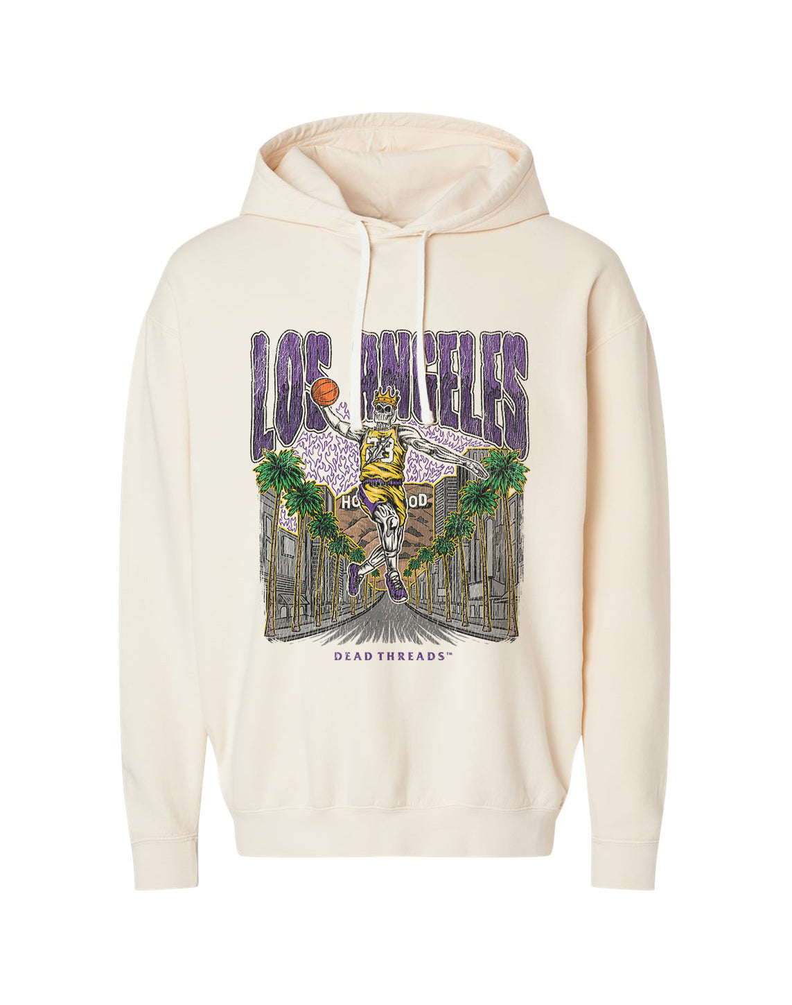 LOS ANGELES BASKETBALL - LIGHTWEIGHT HOODIE