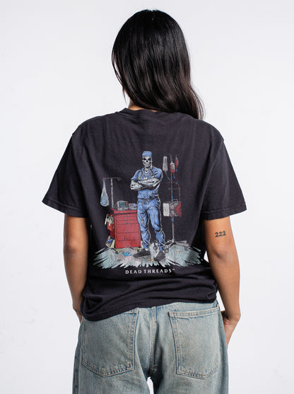 DEADSIDE NURSE (MALE) - BLUE SCRUBS “DT ESSENTIAL" PREMIUM T-SHIRT