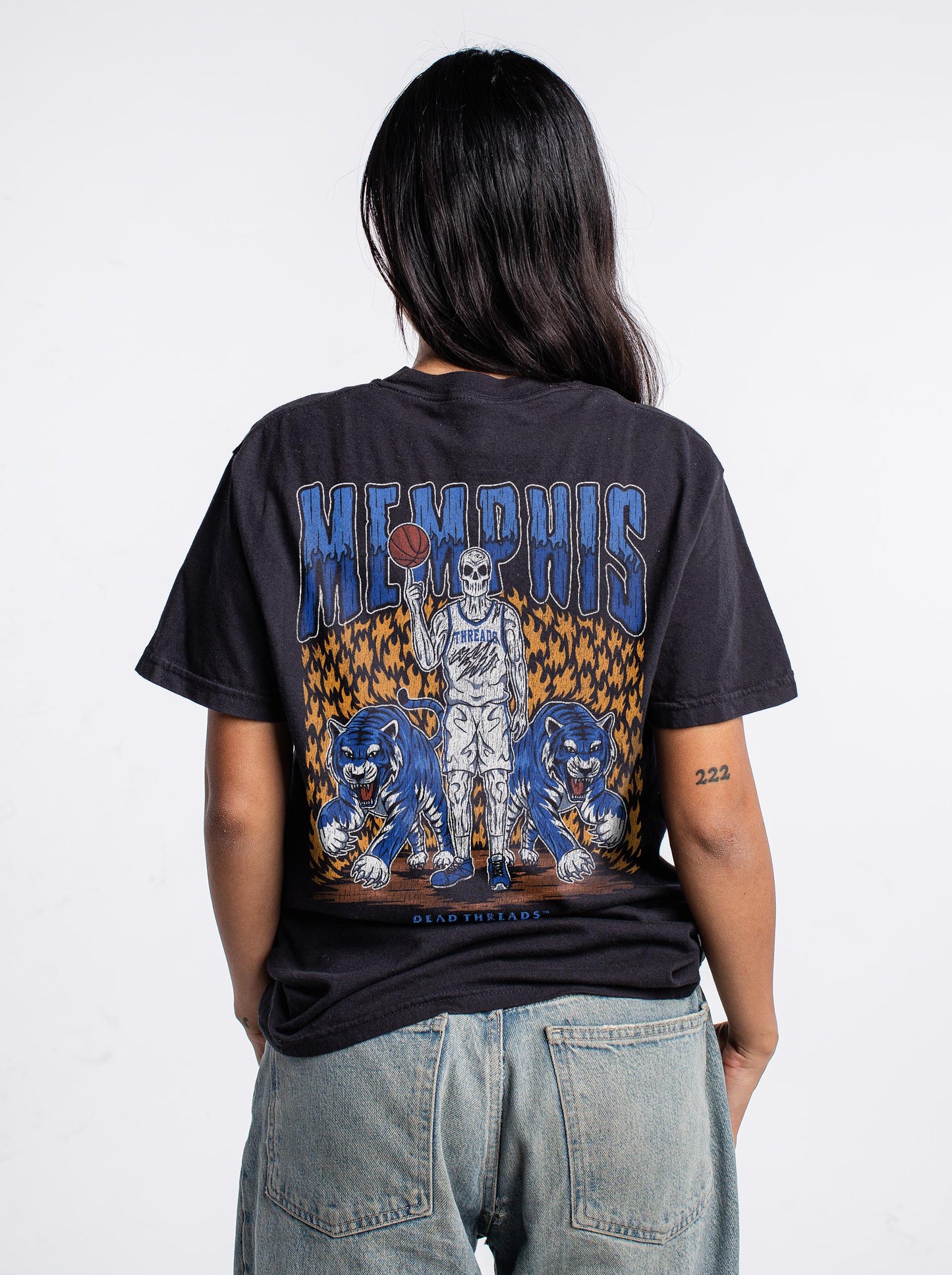 MEMPHIS BASKETBALL - “3 SKULL” PREMIUM T-SHIRT