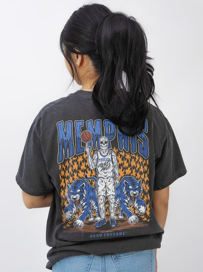 MEMPHIS BASKETBALL - “3 SKULL” PREMIUM T-SHIRT