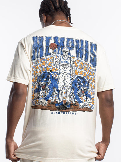 MEMPHIS BASKETBALL - “3 SKULL” PREMIUM T-SHIRT