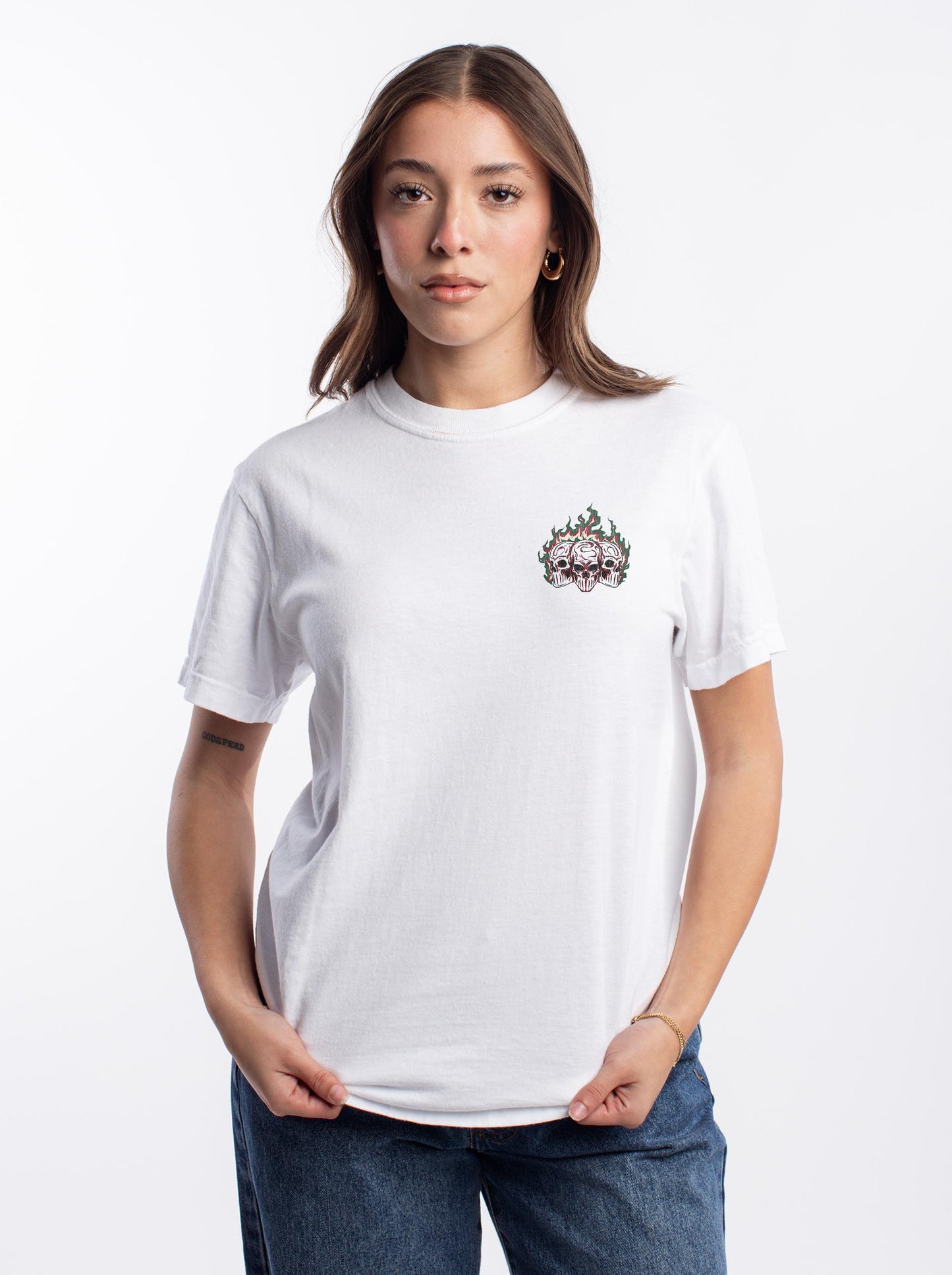 MEXICO SOCCER - “3 SKULL” PREMIUM T-SHIRT