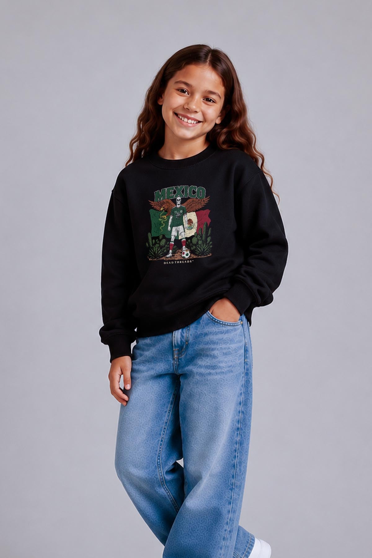 MEXICO SOCCER - KIDS CREWNECK SWEATSHIRT