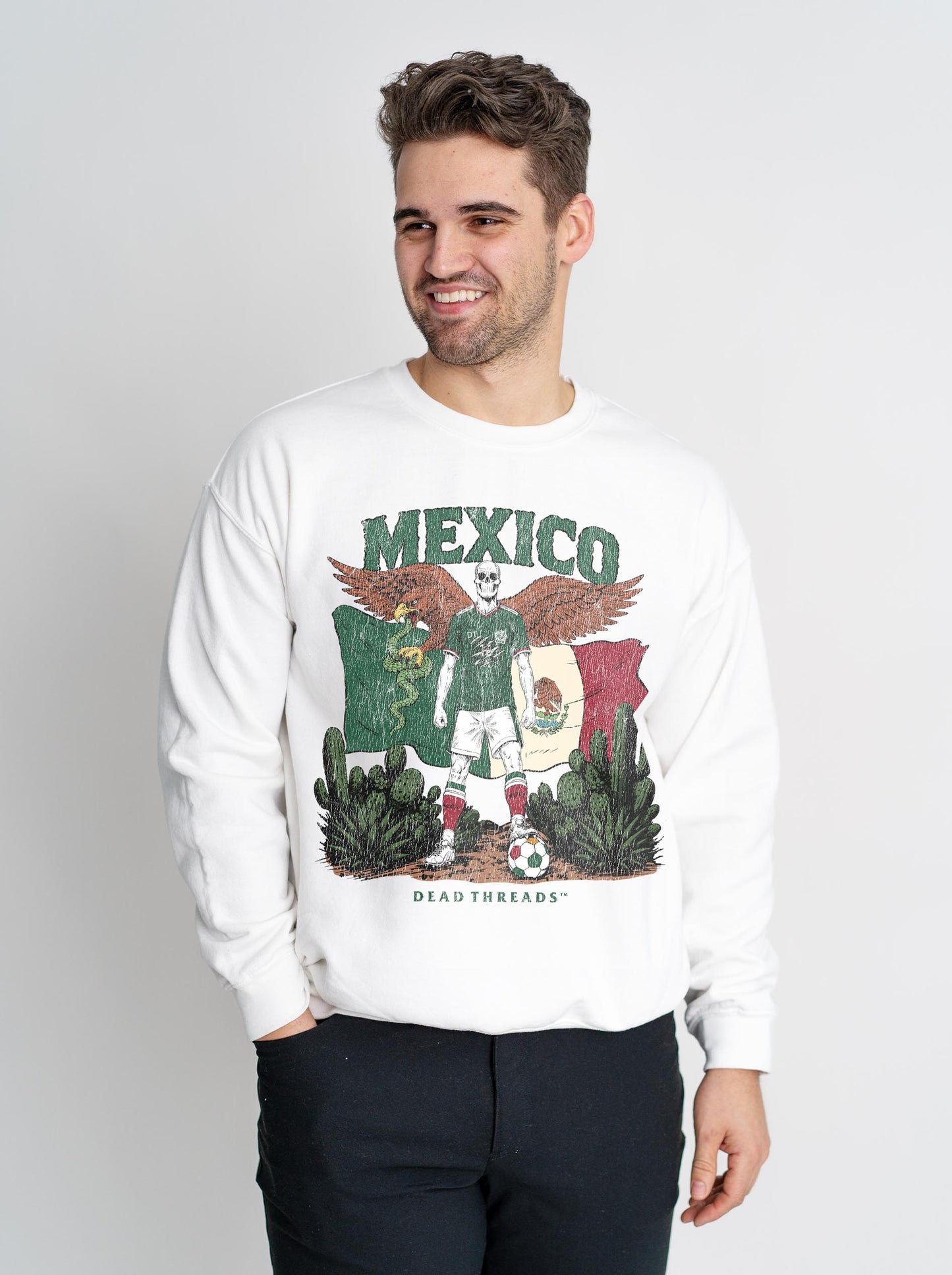 MEXICO SOCCER - CREWNECK SWEATSHIRT