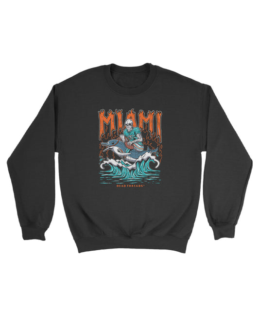 MIAMI FOOTBALL KIDS CREWNECK SWEATSHIRT