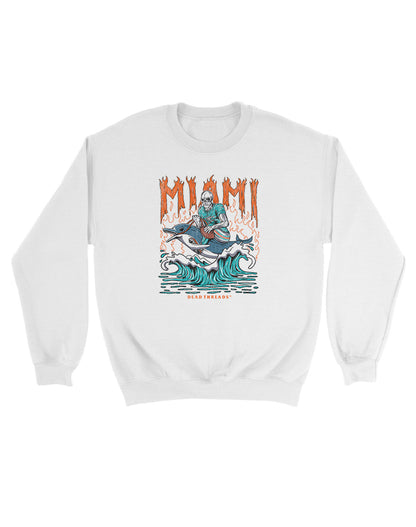 MIAMI FOOTBALL KIDS CREWNECK SWEATSHIRT