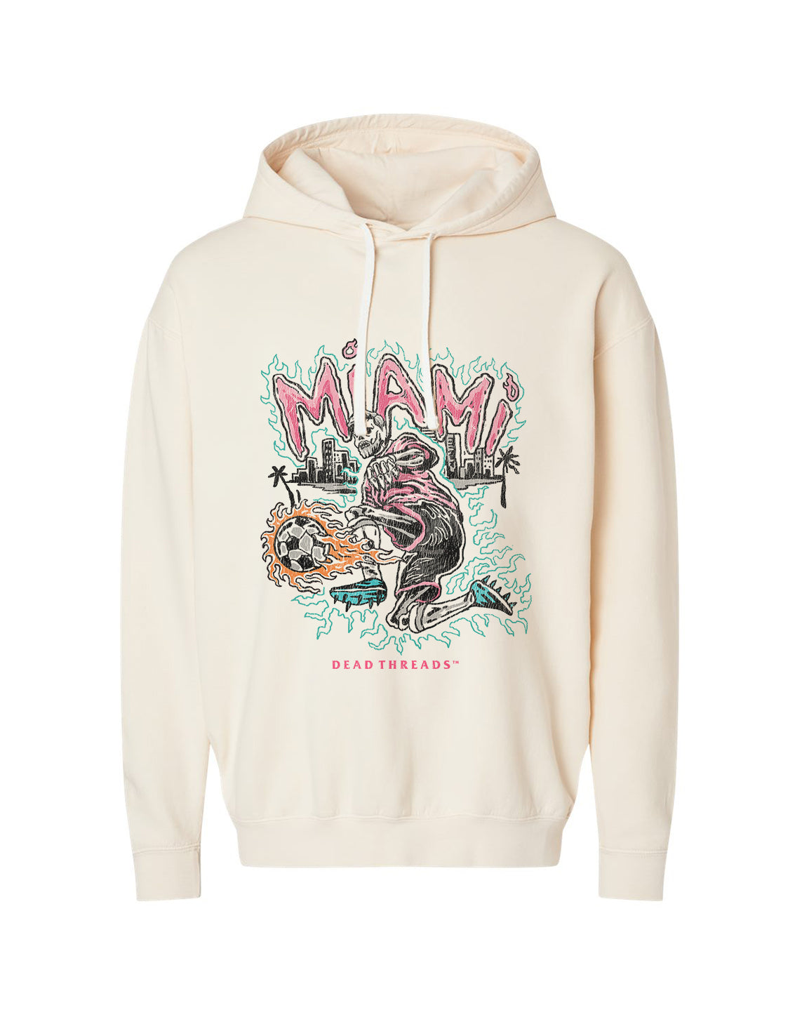 MIAMI FUTBOL - LIGHTWEIGHT HOODIE