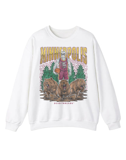 MINNEAPOLIS BASKETBALL CREWNECK SWEATSHIRT