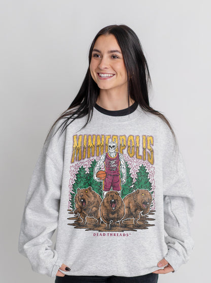 MINNEAPOLIS BASKETBALL CREWNECK SWEATSHIRT