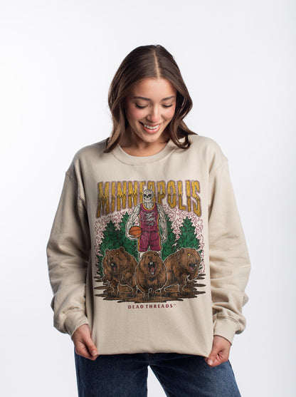 MINNEAPOLIS BASKETBALL CREWNECK SWEATSHIRT