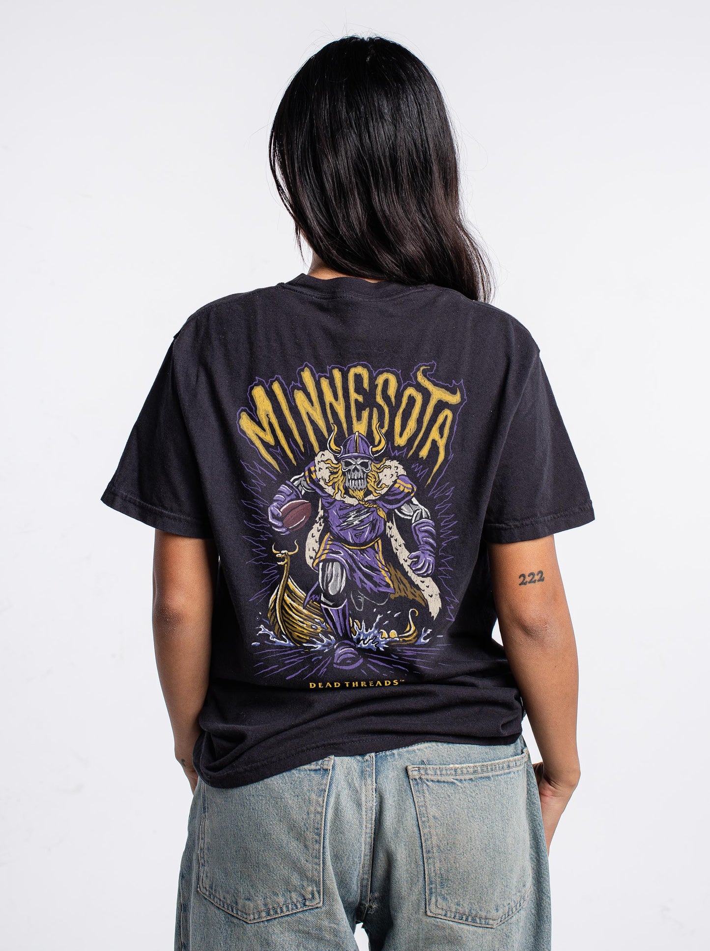 MINNESOTA FOOTBALL v1 - “3 SKULL” PREMIUM T-SHIRT