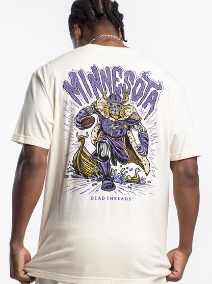 MINNESOTA FOOTBALL v1 - “3 SKULL” PREMIUM T-SHIRT