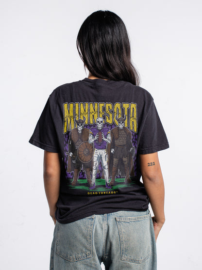 MINNESOTA FOOTBALL v3 - “3 SKULL” PREMIUM T-SHIRT
