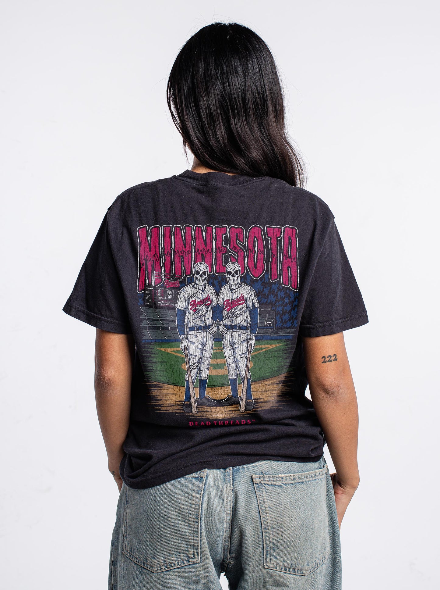 MINNESOTA BASEBALL - “3 SKULL” PREMIUM T-SHIRT