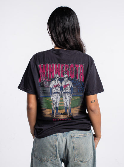 MINNESOTA BASEBALL - “3 SKULL” PREMIUM T-SHIRT