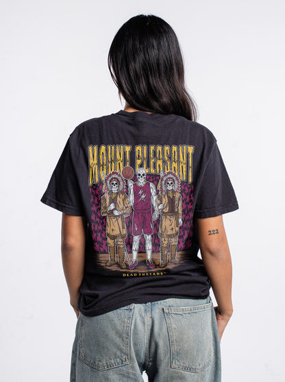 MOUNT PLEASANT BASKETBALL - “3 SKULL” PREMIUM T-SHIRT
