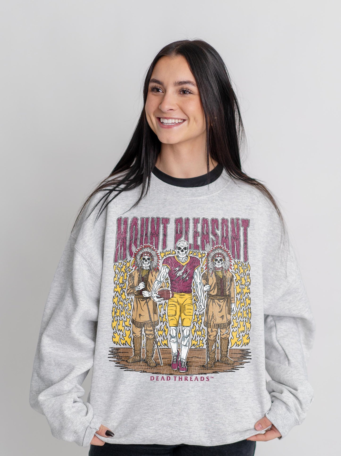 MOUNT PLEASANT FOOTBALL CREWNECK SWEATSHIRT