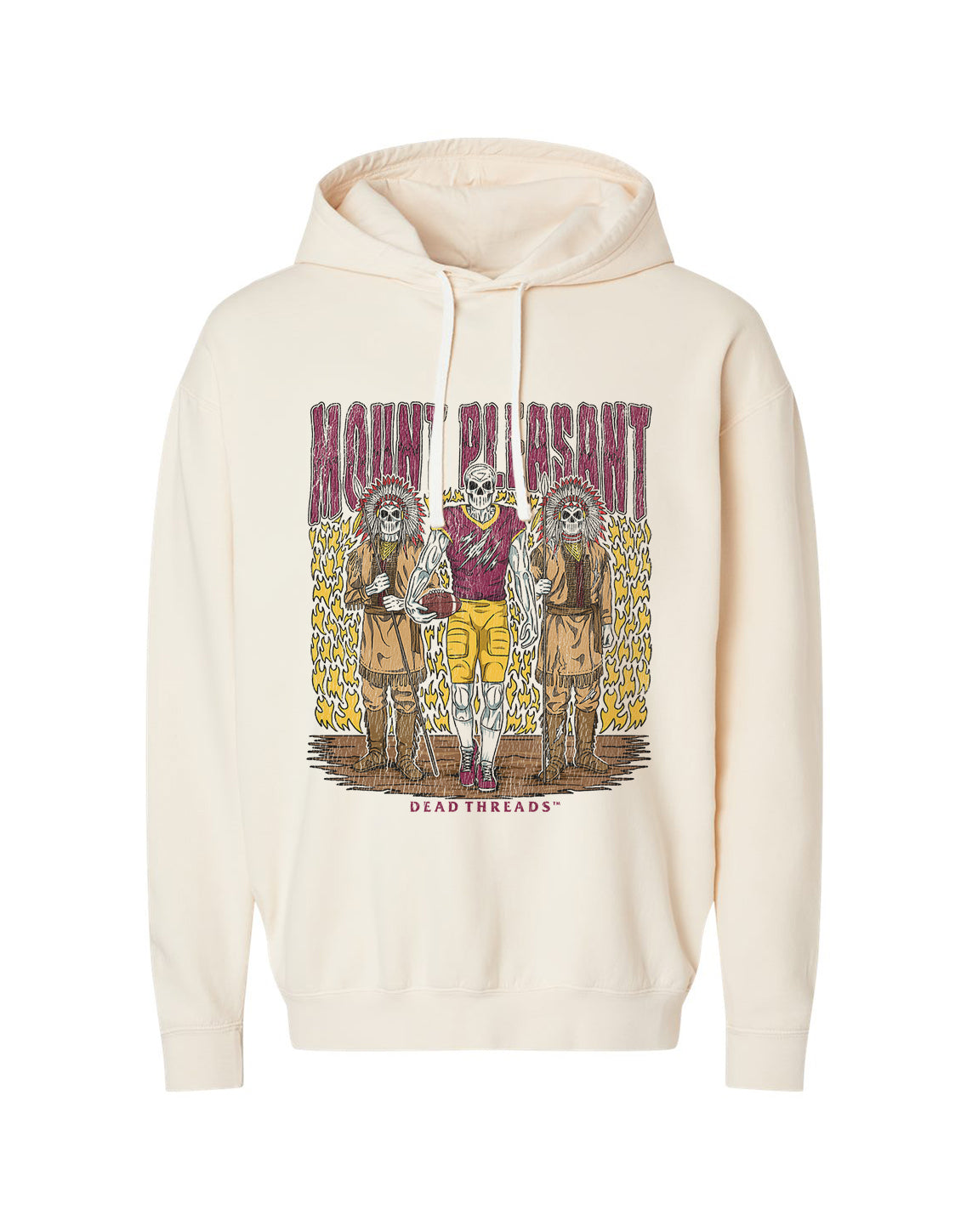 MOUNT PLEASANT FOOTBALL - LIGHTWEIGHT HOODIE