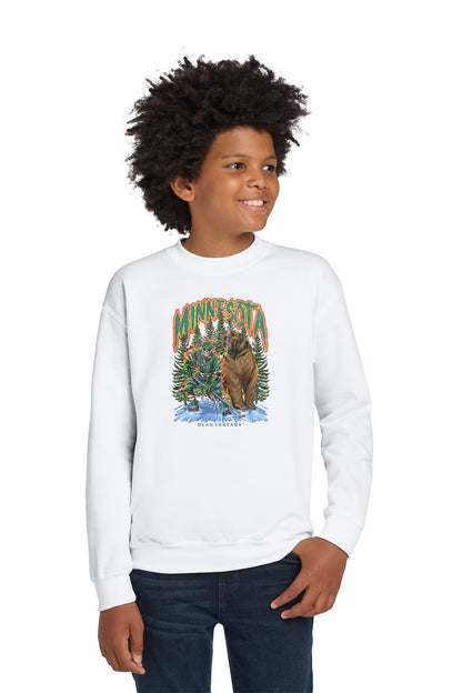MINNESOTA HOCKEY KIDS CREWNECK SWEATSHIRT