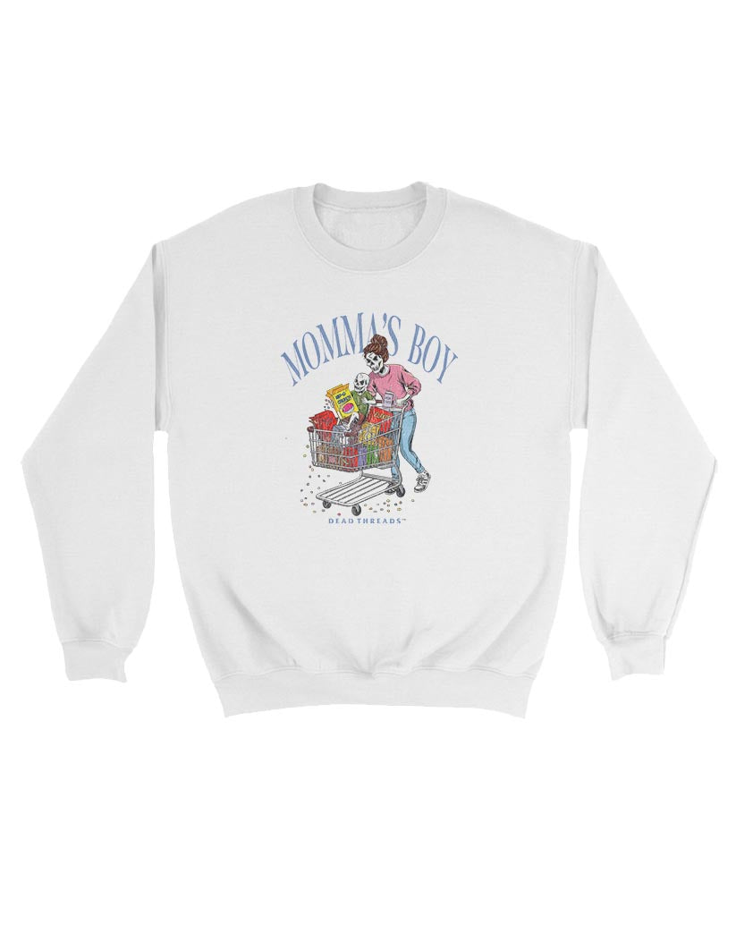 MOMMY’S BOY - KIDS CREWNECK SWEATSHIRT