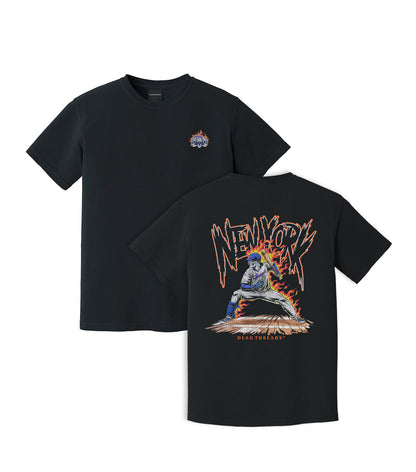 NEW YORK “QUEENS” BASEBALL v2 - “3 SKULL” PREMIUM T-SHIRT