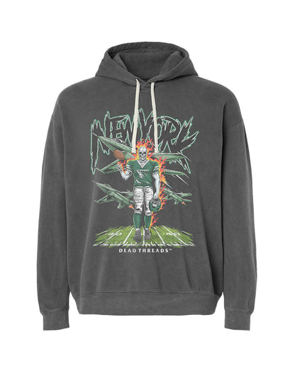 NEW YORK FOOTBALL GREEN - LIGHTWEIGHT HOODIE