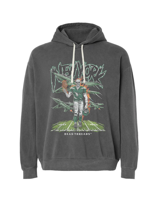 NEW YORK FOOTBALL GREEN - LIGHTWEIGHT HOODIE