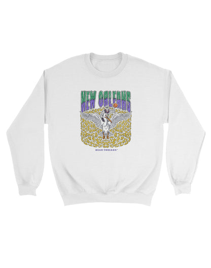 NEW ORLEANS BASKETBALL KIDS CREWNECK SWEATSHIRT