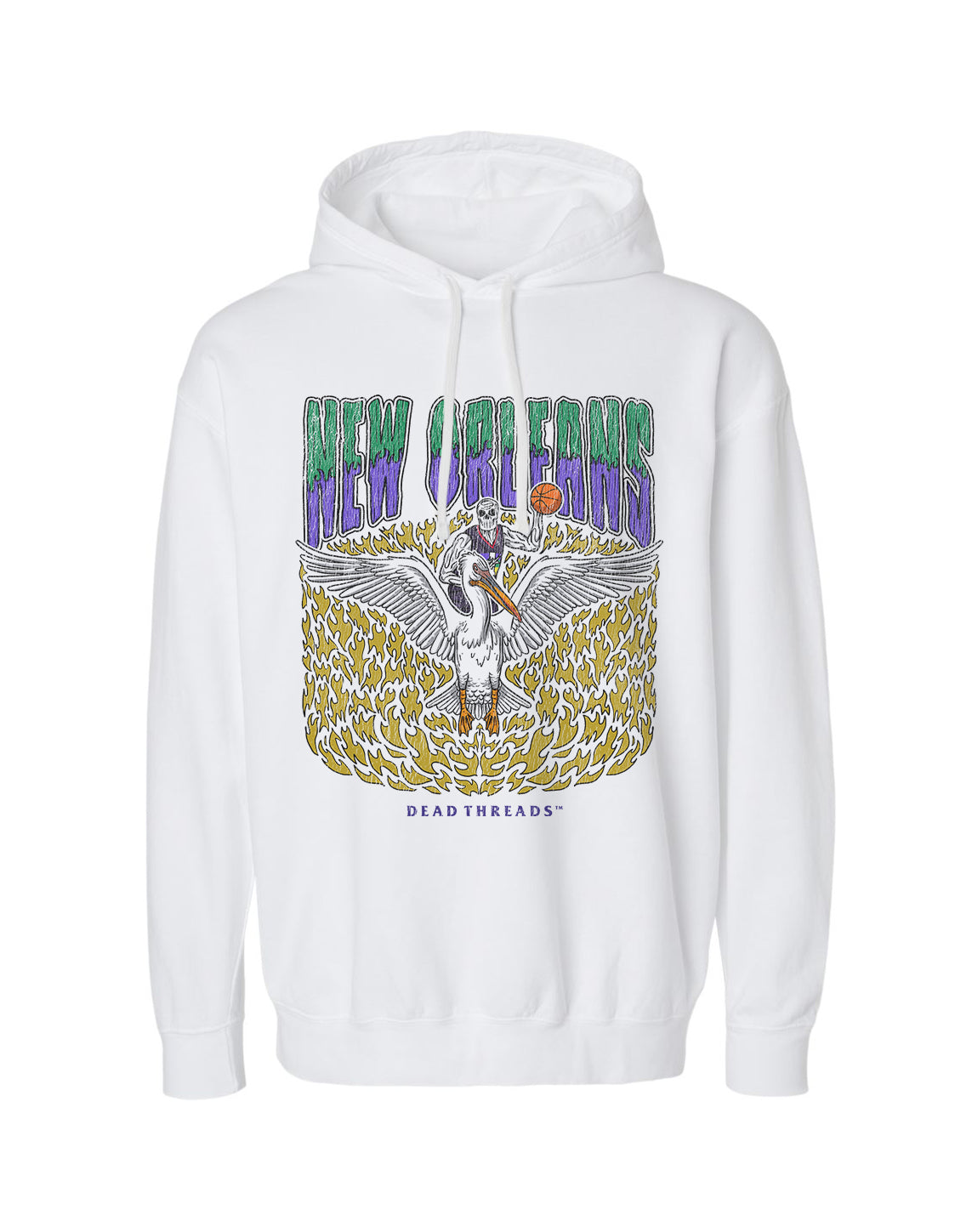 NEW ORLEANS BASKETBALL - LIGHTWEIGHT HOODIE