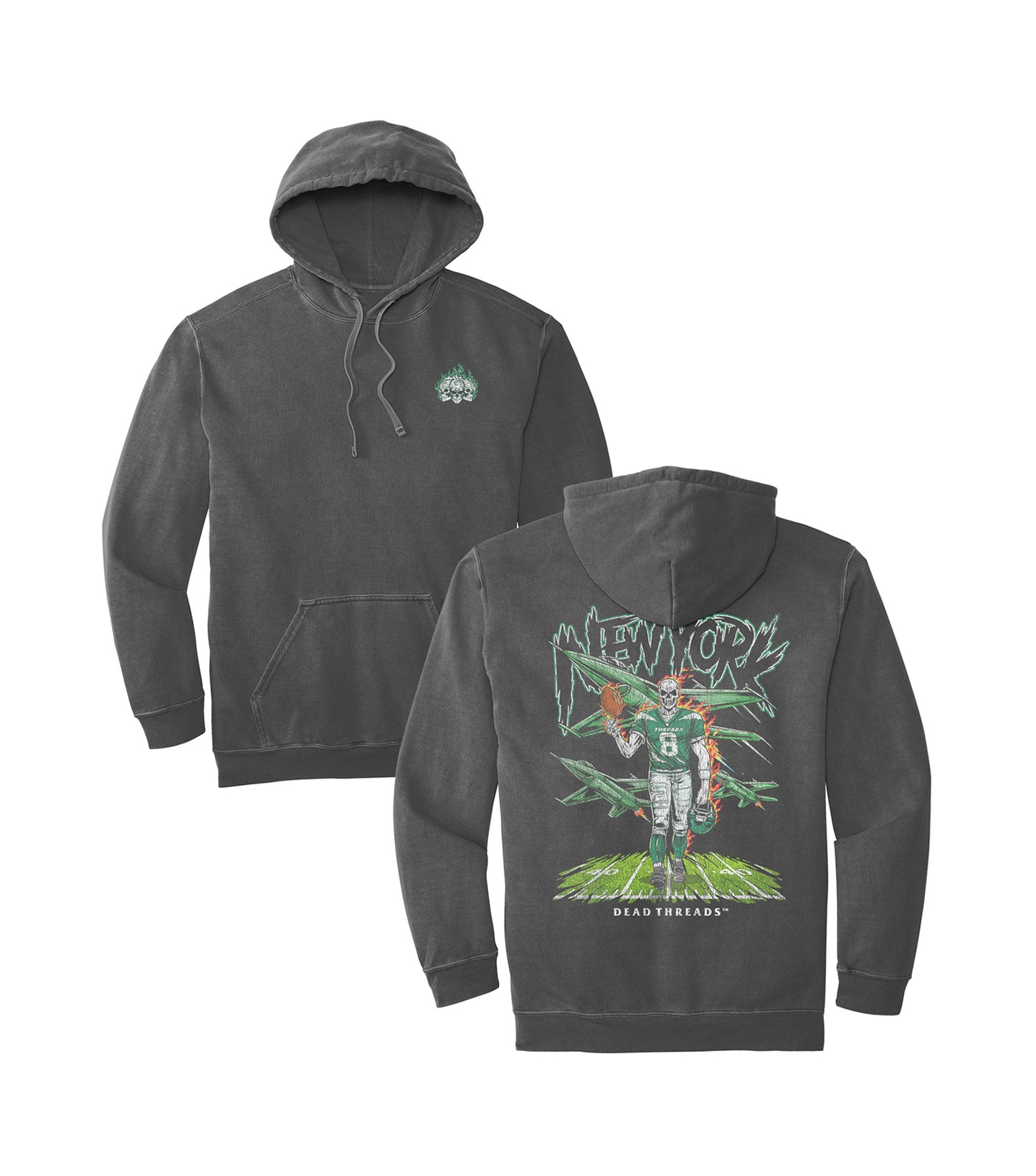 NEW YORK FOOTBALL GREEN - HOODIE