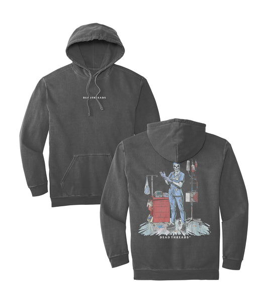 DEADSIDE NURSE (FEMALE) - BLUE SCRUBS “DT ESSENTIAL" HOODIE