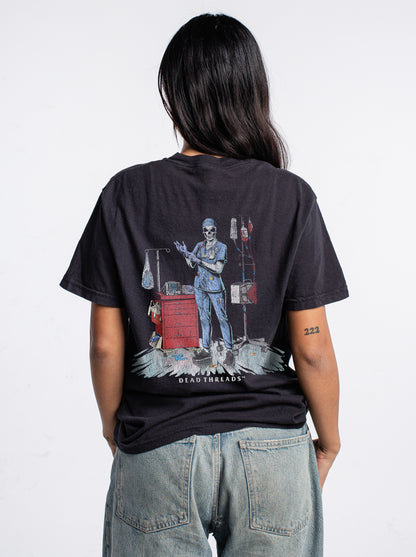 DEADSIDE NURSE (FEMALE) - BLUE SCRUBS “DT ESSENTIAL" PREMIUM T-SHIRT