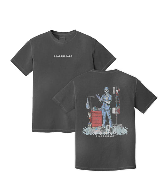 DEADSIDE NURSE (FEMALE) - BLUE SCRUBS “DT ESSENTIAL" PREMIUM T-SHIRT